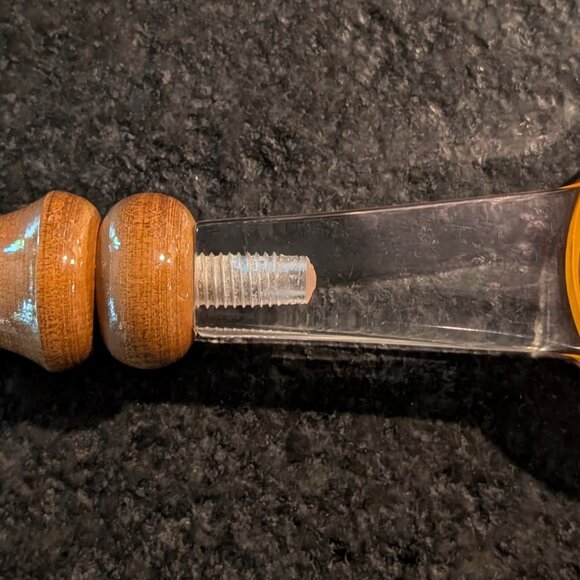 Newcastle Brown Ale 12" Beer Tap Handle (Handle Lucite Wood) - Picture 3 of 11